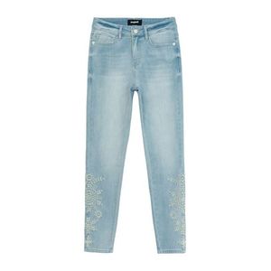 Desigual Jeans 'CROWN' albastru deschis / alb imagine
