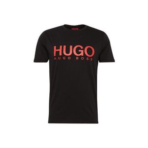 HUGO Tricou 'Dolive 10182493 01' roșu / negru imagine