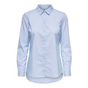 JDY Bluză albastru deschis / alb imagine