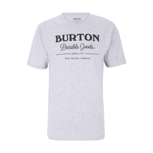 BURTON Tricou 'Durable Goods' gri / negru imagine