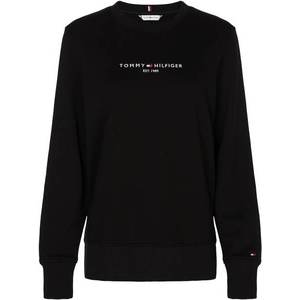 TOMMY HILFIGER Bluză de molton negru / alb / roșu / bleumarin imagine