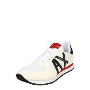 ARMANI EXCHANGE Sneaker low roșu / negru / alb / alb murdar imagine