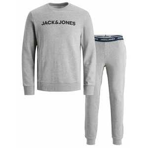 JACK & JONES Costum de trening gri amestecat / albastru noapte imagine