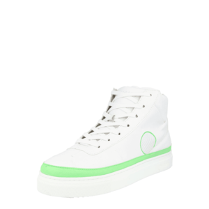 Komrads Sneaker înalt alb / verde kiwi imagine