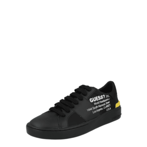 GUESS Sneaker low 'VERONA' negru / alb / galben imagine