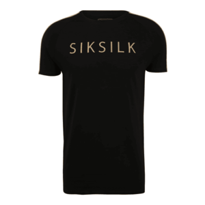 SikSilk Tricou 'Astro' negru / galben deschis imagine