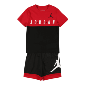 Jordan Costum de trening negru / alb / roșu imagine