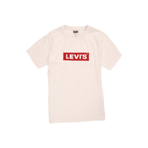 LEVI'S Tricou crem / roșu / alb imagine