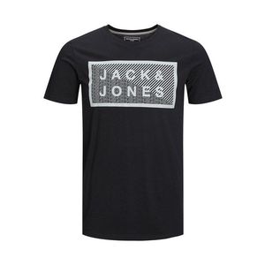 JACK & JONES Tricou 'Shawn' negru / portocaliu imagine