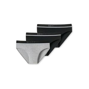 SCHIESSER Slip negru / alb / gri amestecat imagine