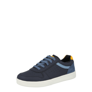 GEOX Sneaker bleumarin / albastru fumuriu / galben imagine