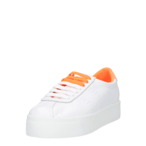 SUPERGA Sneaker low 'LEAW' alb / portocaliu imagine
