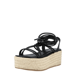 GLAMOROUS Sandale cu baretă negru imagine