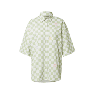 Damson Madder Bluză verde pastel / alb / roz / galben șofran / mov deschis imagine