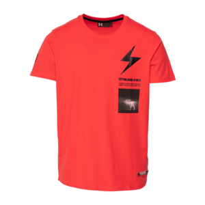 Hailys Men Tricou 'Flash' roșu / negru imagine
