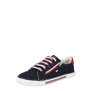 TOM TAILOR Sneaker albastru / bleumarin / alb / roșu imagine