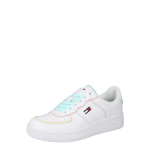 Tommy Jeans Sneaker low alb / albastru aqua imagine