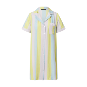 Trendyol Rochie tip bluză galben neon / mov deschis / albastru deschis imagine