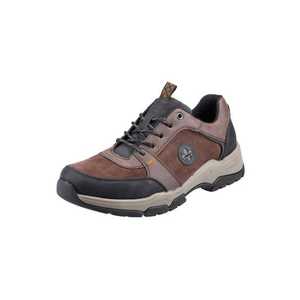 RIEKER Sneaker low maro / negru / gri metalic / gri taupe imagine