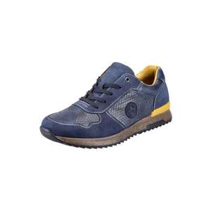 RIEKER Sneaker low galben / albastru regal / maro imagine