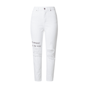 Trendyol Jeans alb / negru imagine