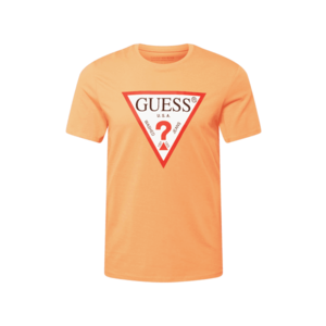 GUESS Tricou portocaliu / alb / roșu / negru imagine