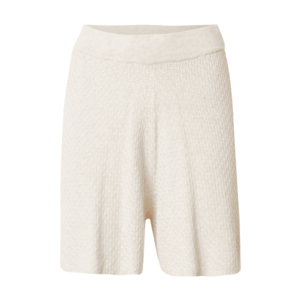 NU-IN Pantaloni 'Honeycomb' alb imagine