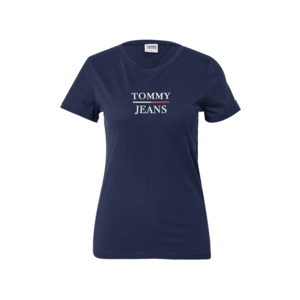 Tommy Jeans Tricou bleumarin / alb / roșu imagine