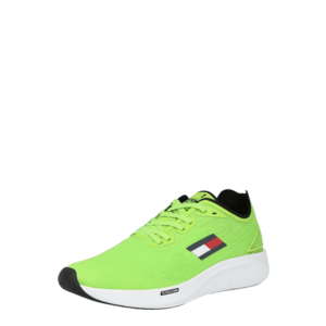 TOMMY HILFIGER Sneaker low 'Elite 3' verde kiwi / bleumarin / alb / roșu imagine