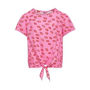 KIDS ONLY Tricou 'Danielle' roz / roșu / alb imagine