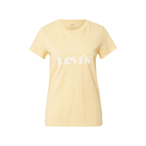 LEVI'S Tricou galben deschis / alb imagine