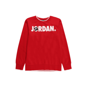 Jordan Bluză de molton roși aprins / alb / negru imagine