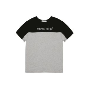 Calvin Klein Jeans Tricou gri amestecat / negru / alb imagine