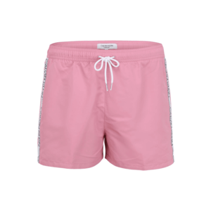 Calvin Klein Swimwear Șorturi de baie roz / alb imagine