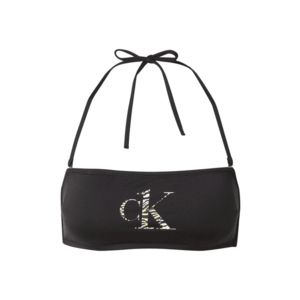 Calvin Klein Swimwear Sutien costum de baie negru / galben / alb imagine