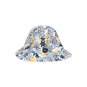 Boboli Pălărie alb / negru / albastru porumbel / galben citron imagine