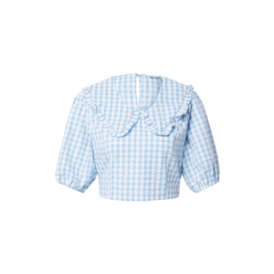 Cotton On Bluse 'LULU' alb / albastru deschis imagine