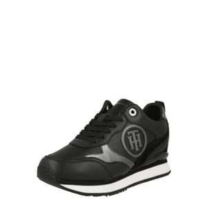 TOMMY HILFIGER Sneaker low negru / gri argintiu imagine