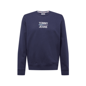 Tommy Jeans Bluză de molton bleumarin / alb / roșu imagine