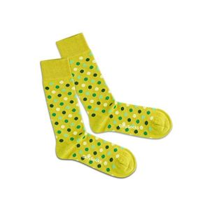 DillySocks Șosete 'Leafy Confetti' galben muștar / verde deschis / verde imagine