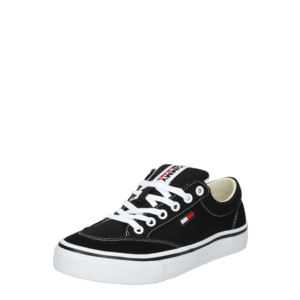Tommy Jeans Sneaker low 'Virginia' negru / alb / roșu imagine