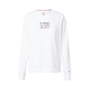 Tommy Jeans Bluză de molton alb / bleumarin / roși aprins imagine