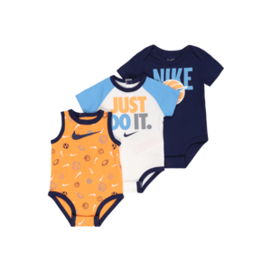 Nike Sportswear Salopetă/Body bleumarin / alb / albastru deschis / portocaliu / gri imagine