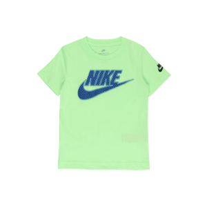 Nike Sportswear Tricou verde limetă / albastru marin / negru imagine