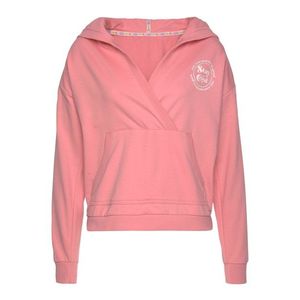 BUFFALO Bluză de molton roz / alb imagine