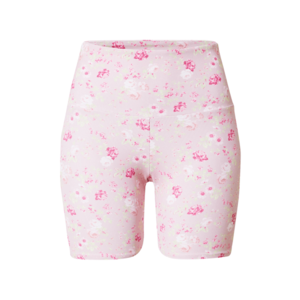Onzie Pantaloni sport roz / roz pudră / alb / verde deschis / roz imagine