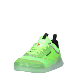 Reebok Classics Sneaker low 'CLUB C LEGACY' verde neon / alb / argintiu / negru / roșu imagine