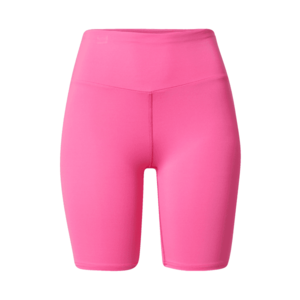 Hey Honey Pantaloni sport roz neon / alb imagine