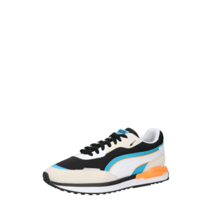 PUMA Sneaker low 'City Rider' negru / albastru / alb / portocaliu / gri imagine