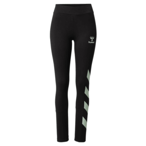 Hummel Pantaloni sport negru / verde mentă imagine